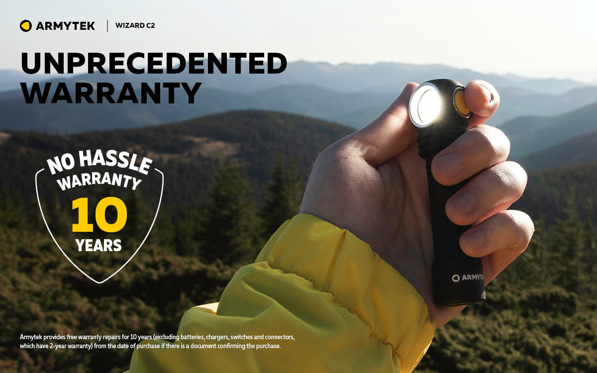 Armytek Wizard C2 Magnet USB Warm - Rechargeable Headlamp | Armytek.com